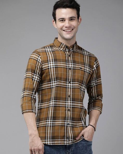 Buy Brown Shirts for Men by THE BEAR HOUSE Online