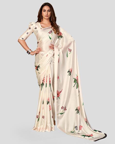 Floral Print Saree
