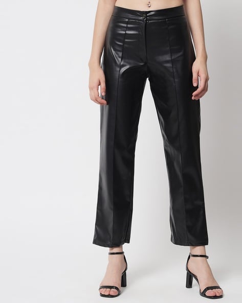 Buy Black Trousers & Pants for Women by KOTTY Online