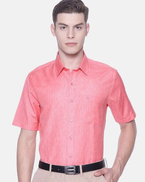 Red Shirts for Men by Ramraj Cotton 