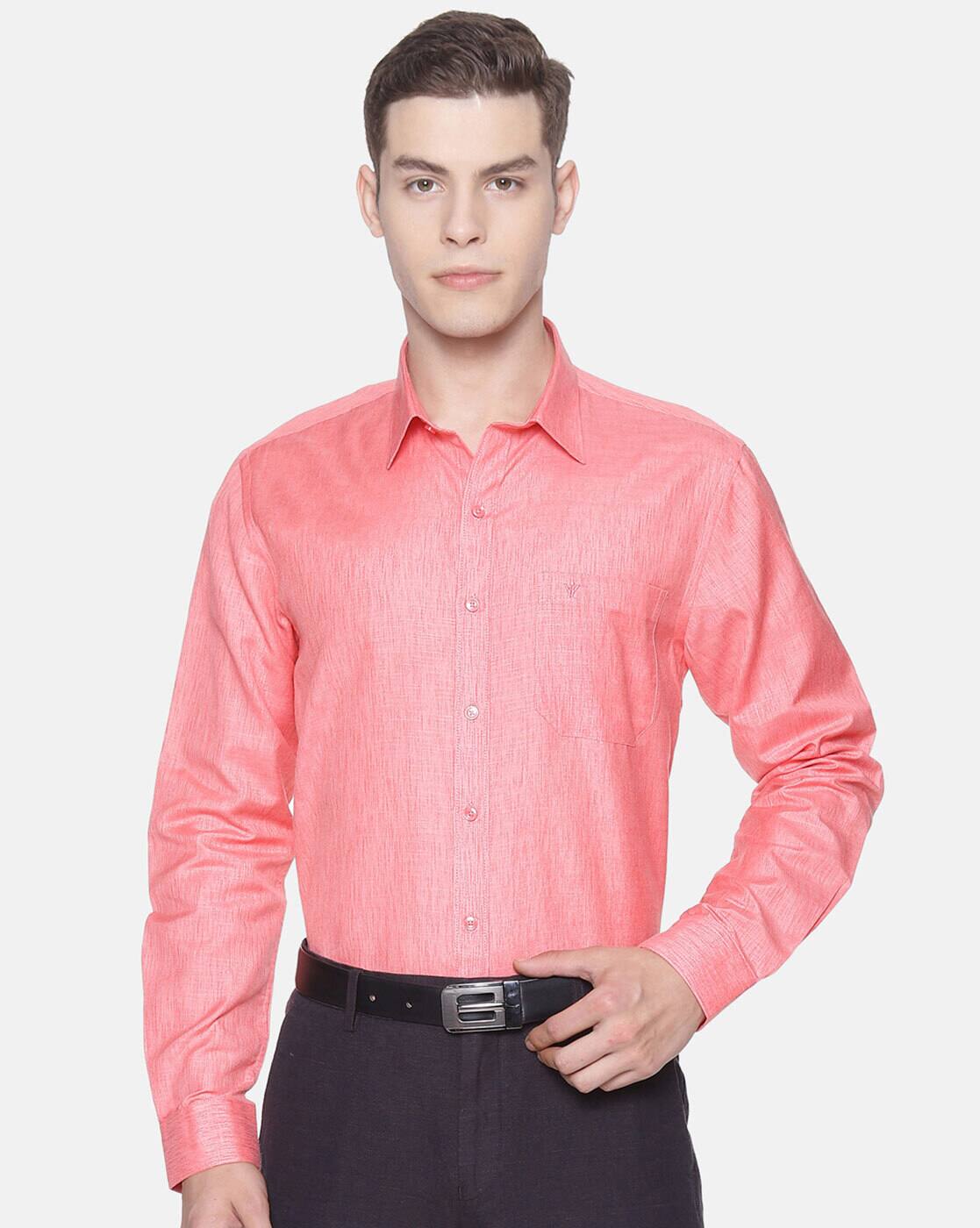 Buy Red Shirts for Men by Ramraj Cotton 
