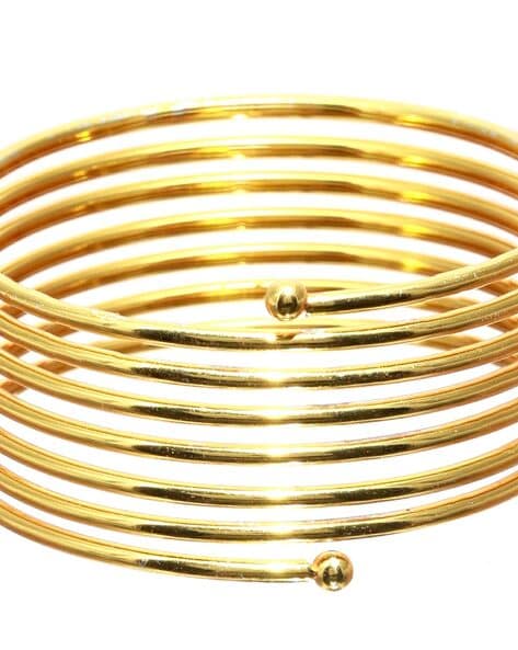 spring bangles gold