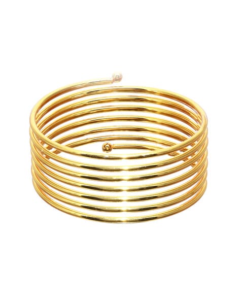 spring bangles gold