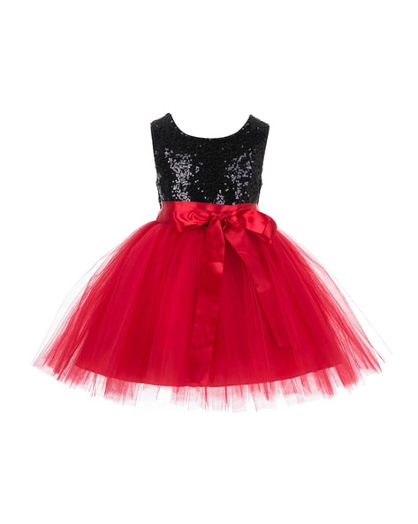 Buy WISH LITTLLE Embellished A-line Dress | AJIO