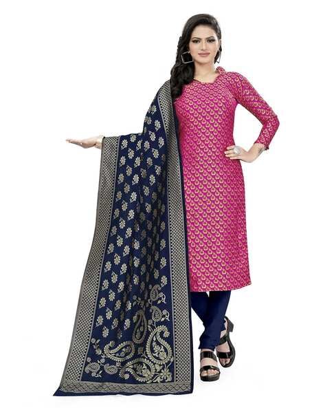 Printed Unstitched Dress Material Price in India