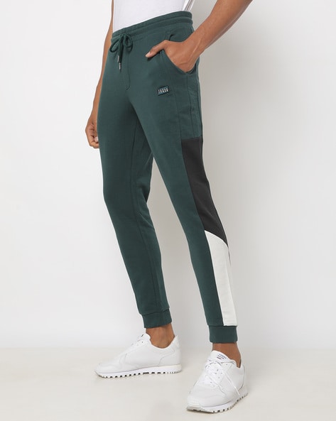 Cotton Stretchable Men Dark Green Joggers Pant at Rs 400/piece in Mumbai