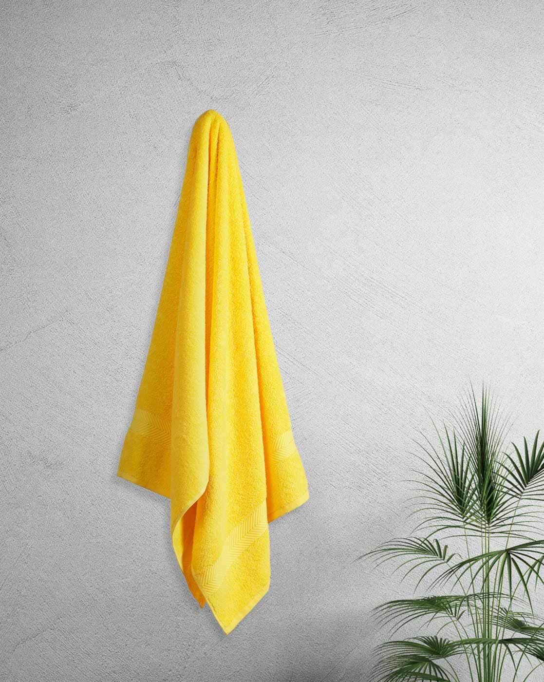 Yellow best sale bath sheet