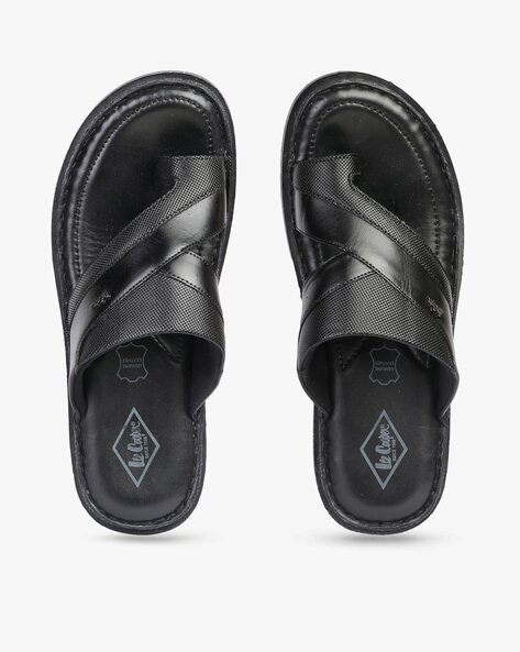 Lee cooper black store slippers