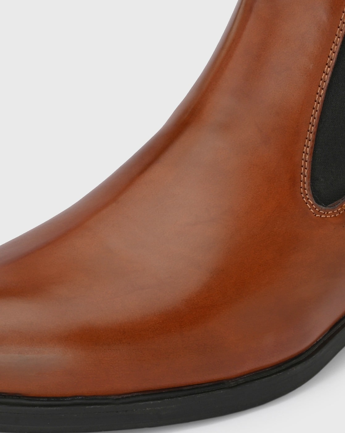 Selected Louis Chelsea Leather Boots Brown