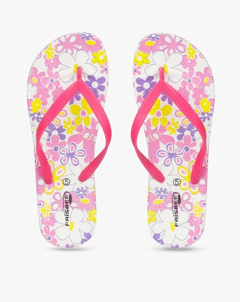 Buy Pink Flip Flop Slippers for Women by FRISBEE Online Ajio