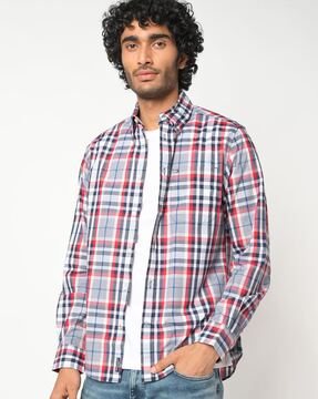 Tommy Hilfiger Checked Blouse check pattern casual look Fashion Blouses Checked Blouses 