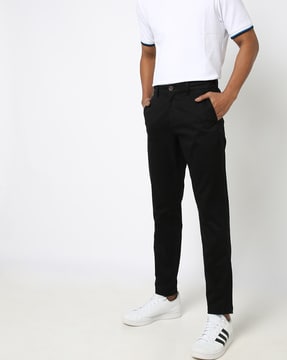 Buy FlatFront Slim Fit Trousers Online at Best Prices in India  JioMart