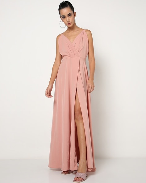 Buy Berrylush Curve Plus Size Puff Sleeve Crepe Maxi Dress - Dresses for  Women 22964000 | Myntra
