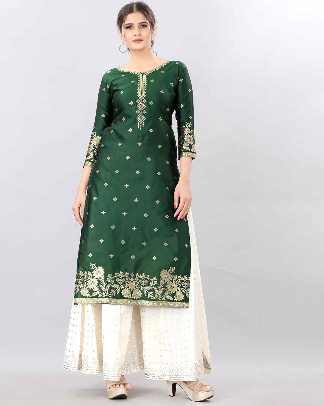 Fashionable Olive Green Colored Designer Gown, Anarkali salwar kameez |  online shopping | Anarkali dresses online