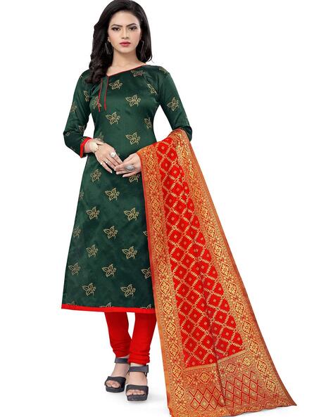 Indian Unstitched Dress Material Price in India