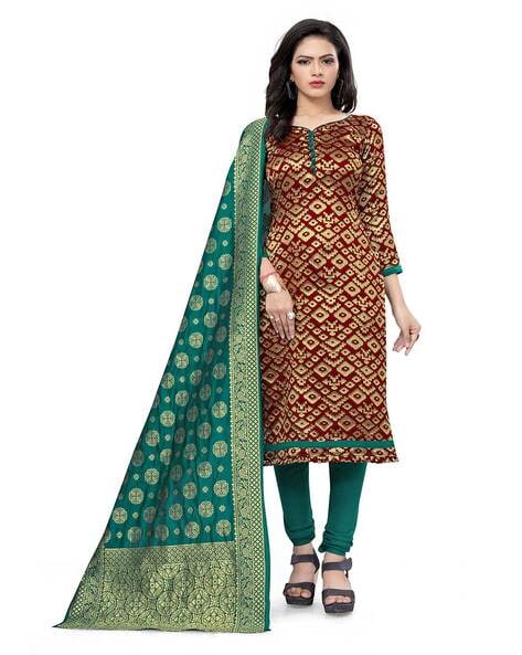 Indian Unstitched Dress Material Price in India