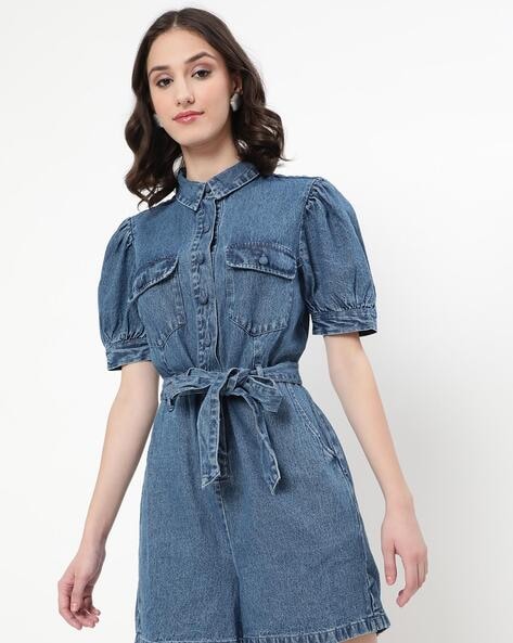 Dress Up Buttercup | Dede Raad | Houston Fashion Blogger | Denim Denim  Jumpsuit