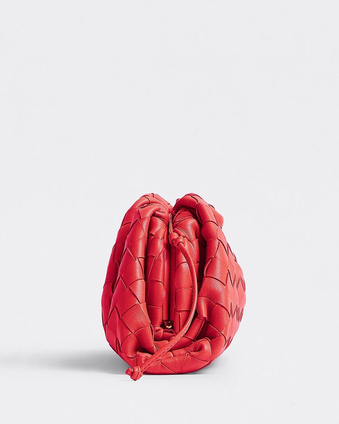 Buy BOTTEGA VENETA Mini Pouch 20 Sling Bag | Red Color Women