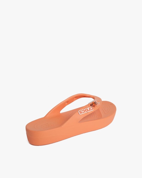 calvin klein platform flip flops