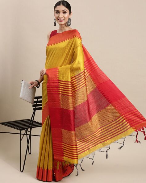 Buy Blue Sarees for Women by Indie Picks Online | Ajio.com