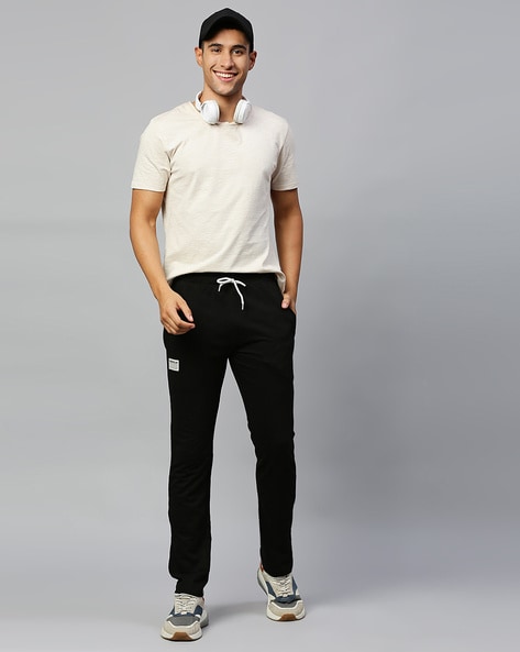 Beige Casual Trouser Mens Joggers Attires Ideas With White Tshirt Jeans   Cargo pants mens apparel