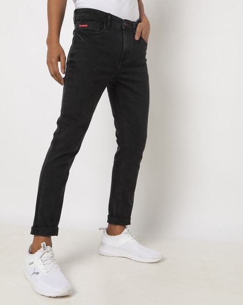 Ripped Denim Slim Black Pant | Black Designer Jeans Men | Ripped Slim Mens  Black Jeans - Jeans - Aliexpress