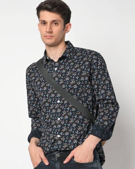 floral oxford shirt