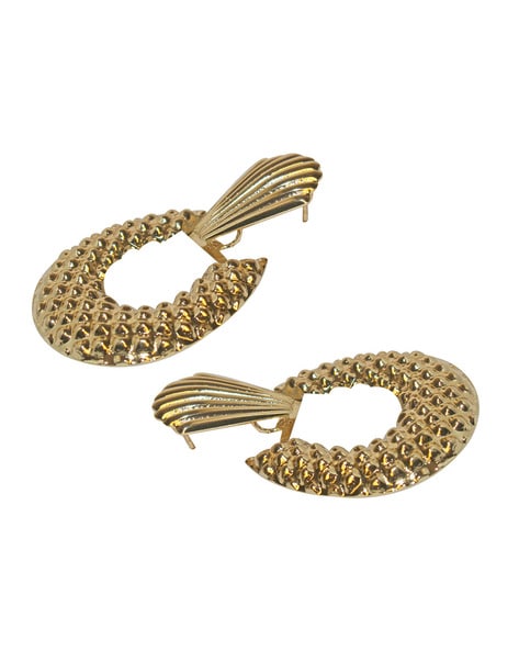 Zara  Jewelry  Nwot Zara Turquoise Matte Gold Finish Earrings With Green  Stone  Poshmark