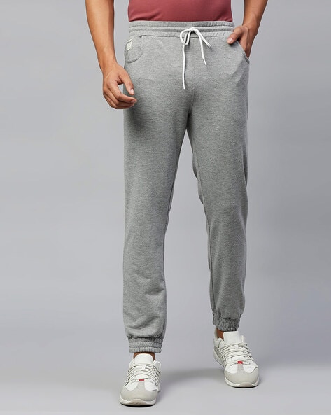 Buy ESSA Men's Cotton Slim Fit Track Pants - Grey(Medium) Online at Best  Prices in India - JioMart.