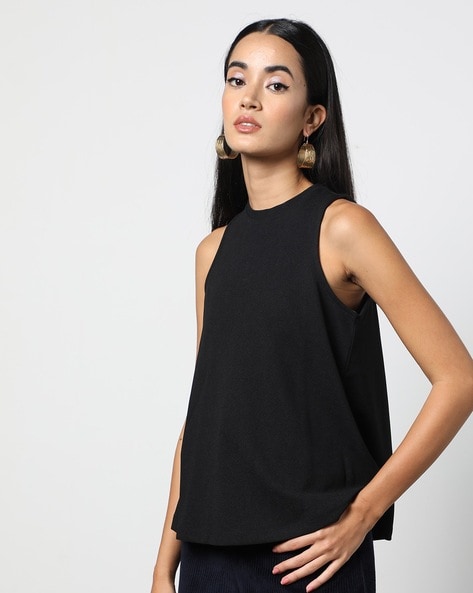Buy Black Tops for Women by Outryt Online