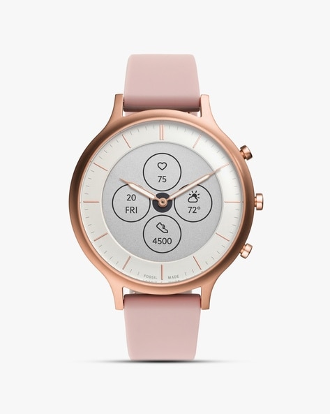 Fossil smart watch pink best sale