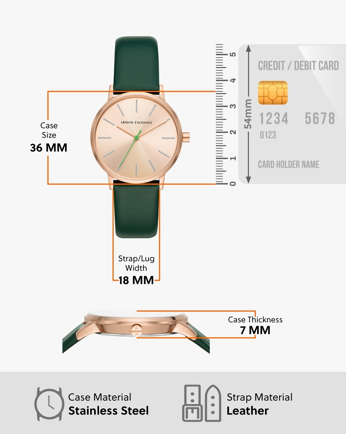 Buy Green Watches for Women by ARMANI EXCHANGE Online 