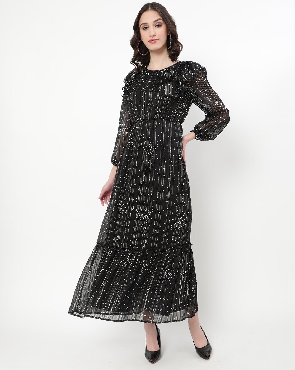 Buy Women's Vero Moda Floral V-Neck Midi Dress Online | Centrepoint KSA