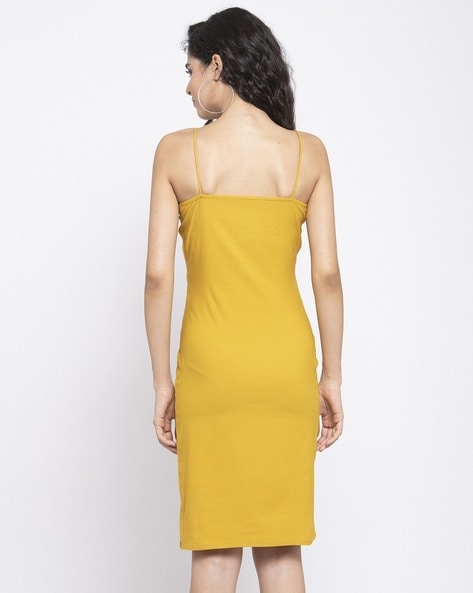 adrianna papell yellow dress