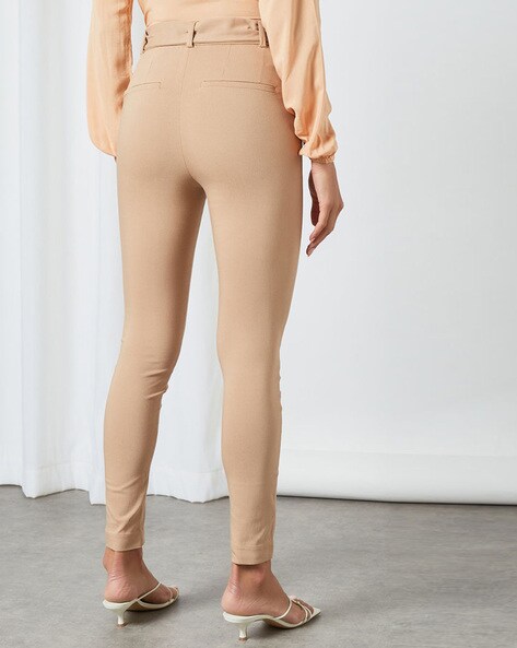 camel pants outfit