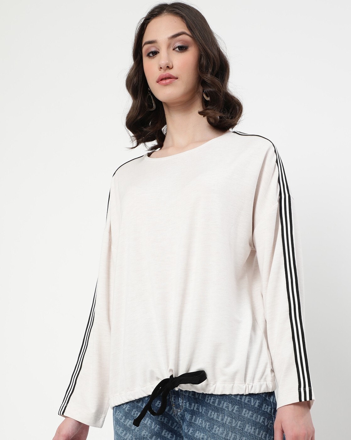 Beige Sweatshirt Hoodies for Women by Vero Moda Online