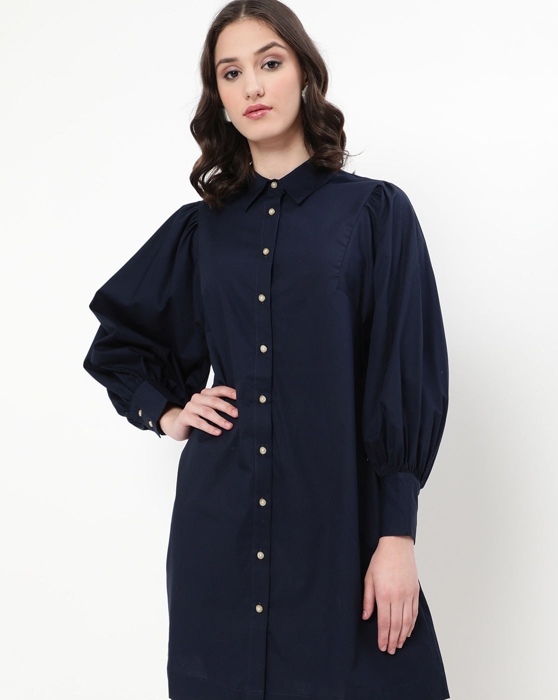 Do bomuld protestantiske Buy Blue Dresses for Women by Vero Moda Online | Ajio.com