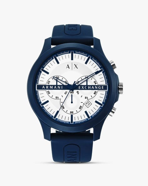 ARMANI EXCHANGE AX2437 Chronograph Watch with Silicon Strap