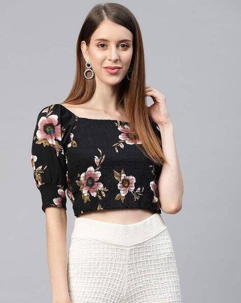 Buy Black Tops for Women by SIRIKIT Online | Ajio.com