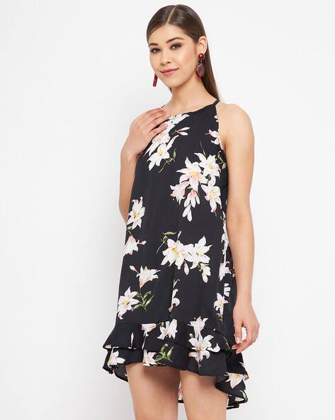 Floral Print Sleeveless Shift Dress view 2