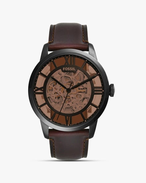 Fossilme3098md rd blk brn stp