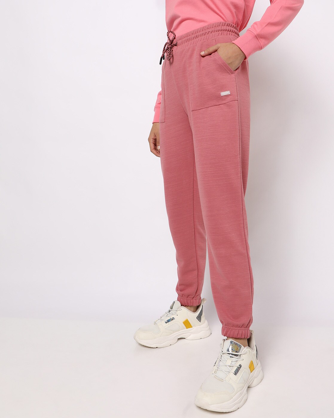 Buy Pink Track Pants for Women by Teamspirit Online