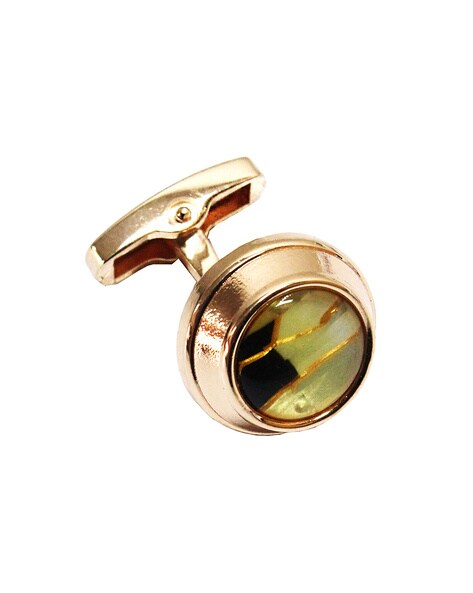 Buy Gold Cufflinks & Tiepins for Men by LEONARDI Online