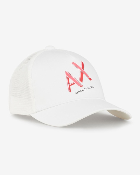 Armani exchange sales cap white