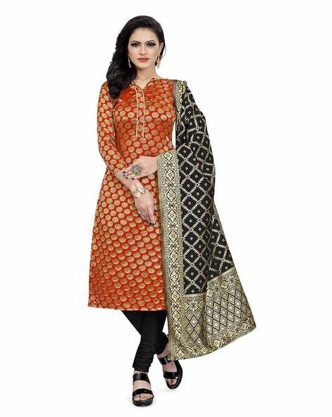 Banarasi Unstitched Dress Material Price in India