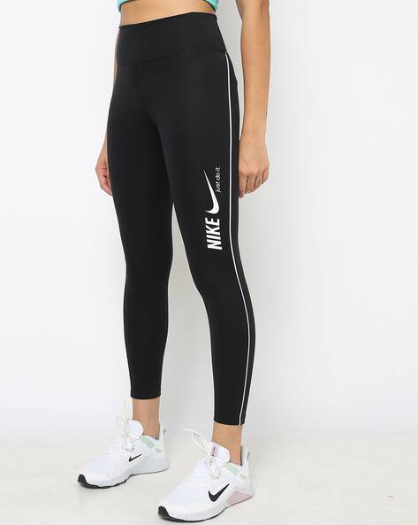 Buy Black Leggings for Women by NIKE 