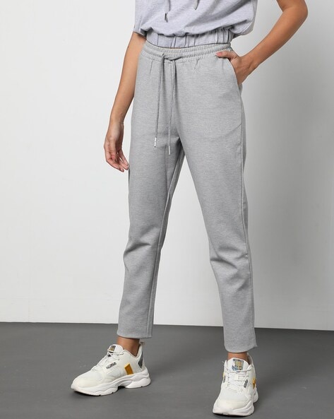 Women Heathered Track Pants