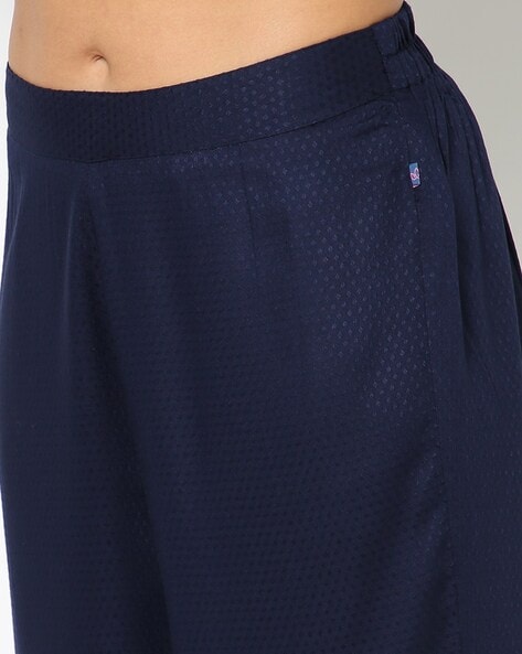 Buy Navy Blue Pants for Women by AVAASA MIX N' MATCH Online