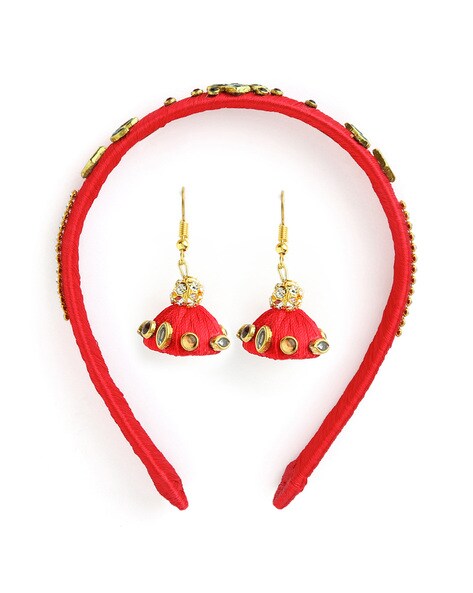 PRESYE Silk Thread Double Jhumka at Rs 250/pair in Navi Mumbai | ID:  18032332012