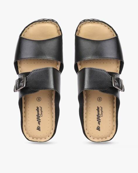 Cross Strap Open Toe Comfort Sandals